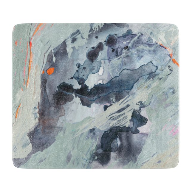 Planche À Découper Mer polyphonique - Bleu (Devant)