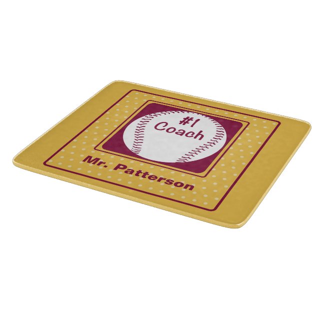 Planche À Découper Merci Coach, Merci Numéro 1 (Coin)