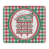 Merry Christmas Retro Marquee - Joy to the World