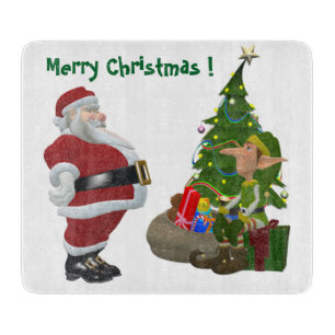 PLANCHE À DÉCOUPER MERRY NOËL