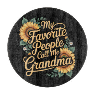 Planche À Découper Mes personnes préférées m'appellent grand-mère pou