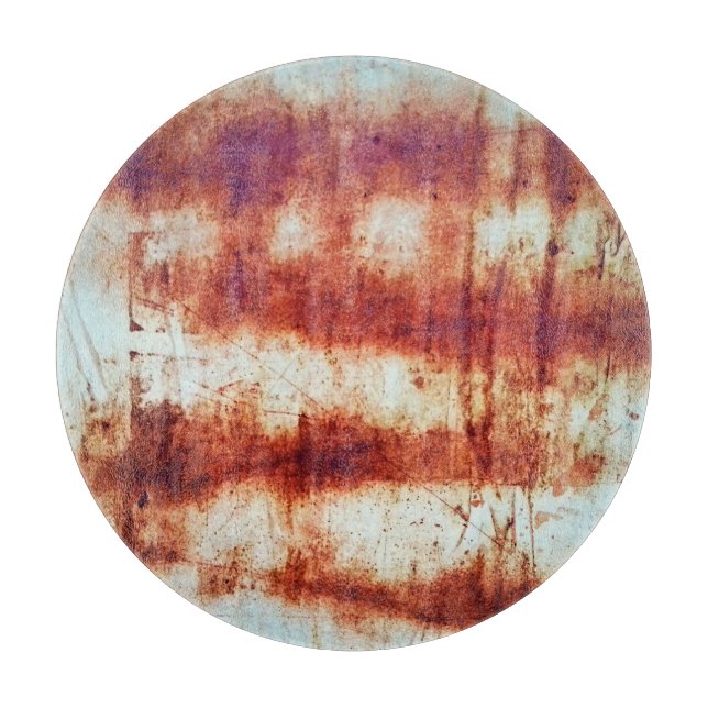 Planche À Découper métal rouillé, arrière - plan texturé. (Devant)