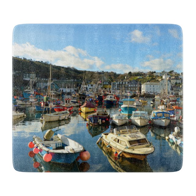 Planche À Découper Mevagissey Cornwall Angleterre (Devant)