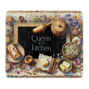 Planche À Découper Mignonne Reine De La Cuisine