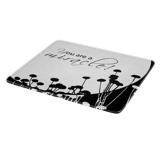 Planche À Découper Miracle de rétablissement, Noir et Blanc (Coin)