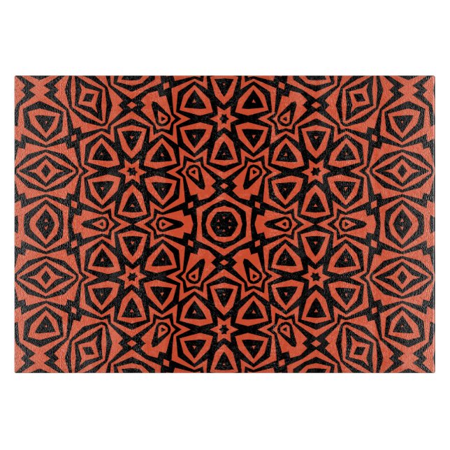 Planche À Découper Mode Vintage géométrique motif (Devant)