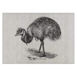 Planche À Découper Modèle australien d'illustration d'oiseau d'émeu