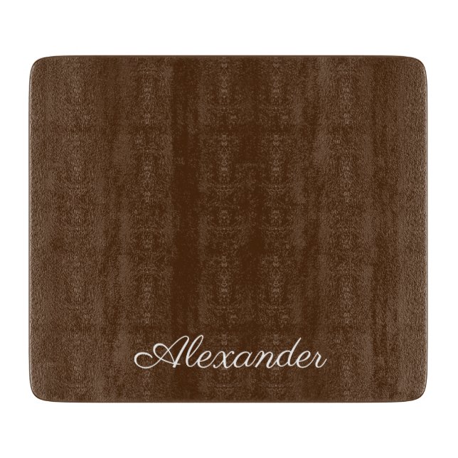 Planche À Découper Modèle Brown couleur, blanc (Devant)