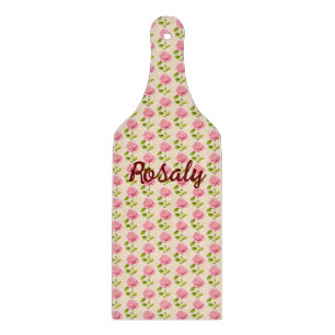 Planche À Découper Modèle de roses rose pink