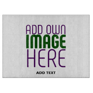 PLANCHE À DÉCOUPER MODÈLE DE TEXTE D'IMAGE BLANCHE SIMPLE MODERNE