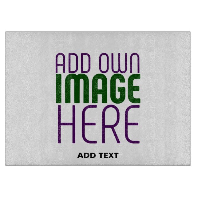 PLANCHE À DÉCOUPER MODÈLE DE TEXTE D'IMAGE BLANCHE SIMPLE MODERNE (Devant)