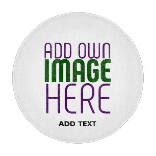 PLANCHE À DÉCOUPER MODÈLE DE TEXTE D'IMAGE BLANCHE SIMPLE MODERNE
