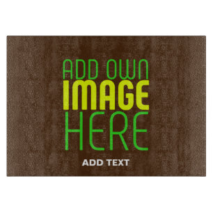 PLANCHE À DÉCOUPER MODÈLE DE TEXTE D'IMAGE BROWN SIMPLE MODERNE