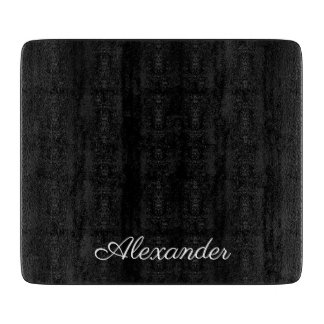 Planche À Découper Modèle noir moderne blanc