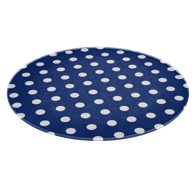 Planche À Découper Modelez avec le pois blanc 2 (Coin)