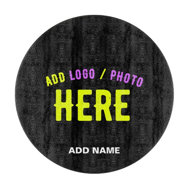 PLANCHE À DÉCOUPER MODERNE ET MODERNE PERSONNALISABLE NOIR VÉRIFIÉ (Devant)