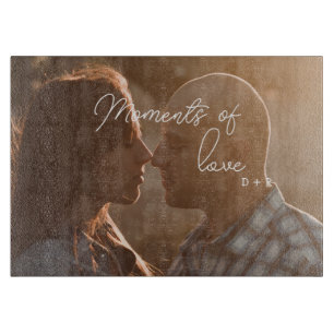 Planche À Découper Moments d'amour, couple amoureux