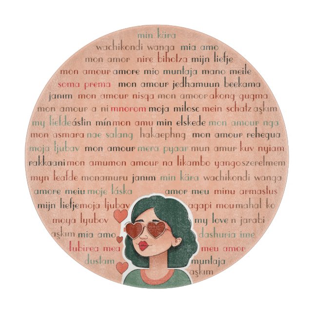 Planche À Découper Mon Amour (Devant)