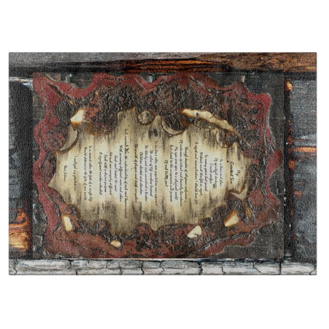 Planche À Découper Mon grand péché (Devant)