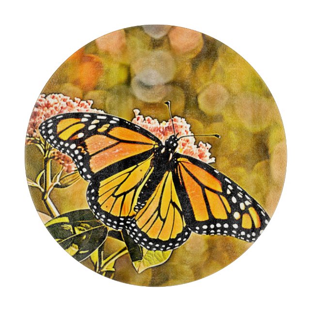 Planche À Découper  Monarch Butterfly Garden Art (Devant)