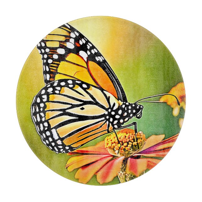 Planche À Découper Monarch Butterfly Sip Design (Devant)