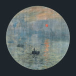 Planche À Découper Monet Impression Sunrise Soleil Levant Peinture Le<br><div class="desc">Peinture de paysage impressionniste par Claude Monet - Chefs-d'oeuvre classiques - Claude Monet Nature Painting Series - Impression Sunrise - Soleil Levant</div>