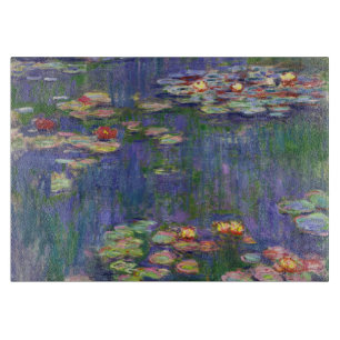 Planche À Découper Monet Water Lilies Chef-d'oeuvre Peinture