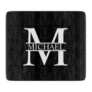 Planche À Découper Monogramme et nom personnalisés
