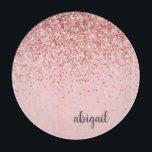 Planche À Découper Monogramme moderne de Parties scintillant rose vif<br><div class="desc">Parties scintillant De Faux De Faux À Éperche Rosée Grise (Gris) Pink Sparkle Simple Script Monogramme Nom Du Tableau De Coupe. C'est le cadeau parfait pour obtenir un diplôme, un anniversaire, une Saint-Valentin, une fête de la mère, un mariage, une douche de mariée, un anniversaire, un baby shower ou une...</div>