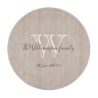 Monogramme Rustique Initiale Et Nom Cool Chic