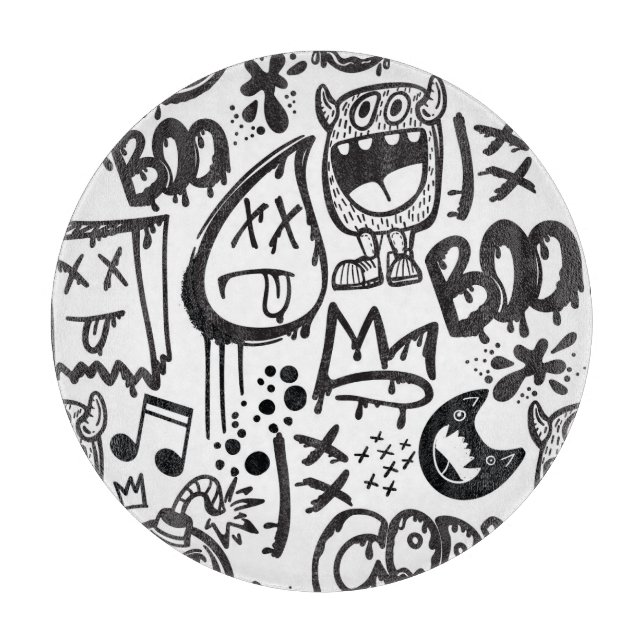 Planche À Découper Monster Boys : Motif à main (Devant)