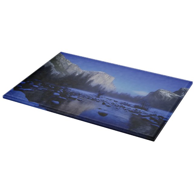 Planche À Découper Mont El Capitan, Parc national de Yosemite, (Coin)