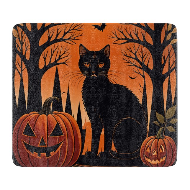 Planche À Découper Moonlit Meow (Devant)