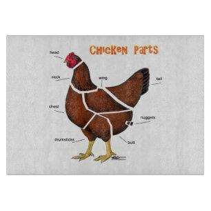 Planche À Découper Morceaux de poulet