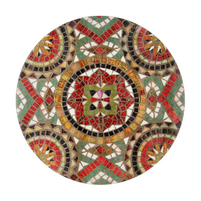 Planche À Découper Mosaïque de tuile (Devant)