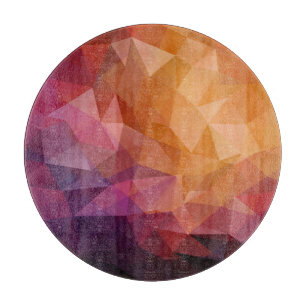 Planche À Découper Mosaïque du triangle : Vintage foncé