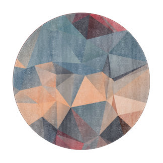 Planche À Découper Mosaïque polygonale : Elégance géométrique créativ