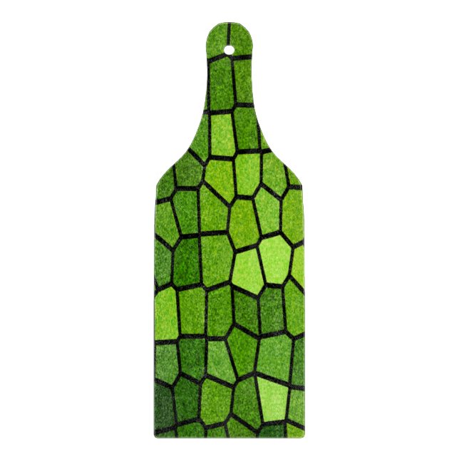 Planche À Découper Mosaïque verte (Devant)
