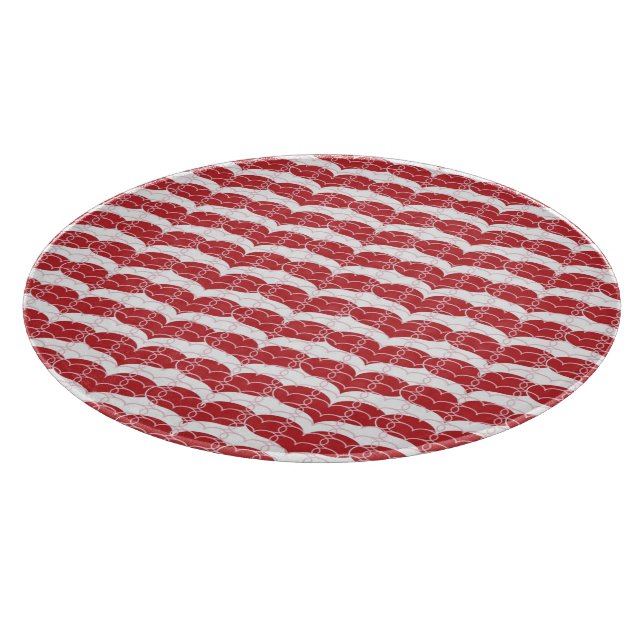 Planche À Découper Motif 2 de coeur (Coin)