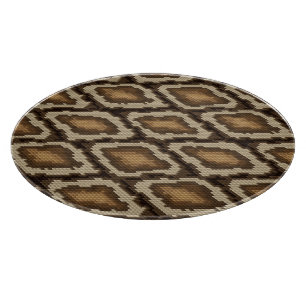 Planche À Découper Motif 2 de peau de serpent de python