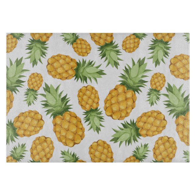 Planche À Découper Motif à ananas (Devant)