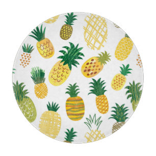 Planche À Découper Motif à la mode d'ananas