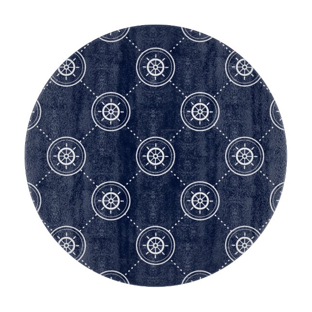 Planche À Découper Motif À Roue Du Capitaine (Devant)