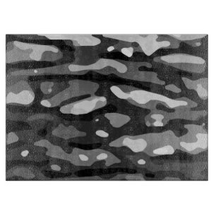 Planche À Découper Motif Abstrait Black White