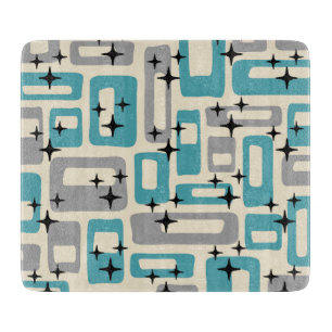 Planche À Découper Motif Abstrait moderne du milieu du siècle