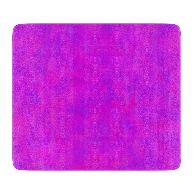 Planche À Découper Motif Abstrait Rose Violet (Devant)