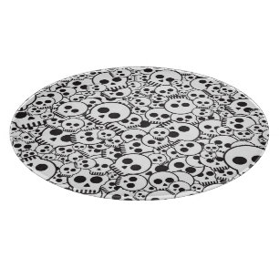 Planche À Découper Motif avec des crânes