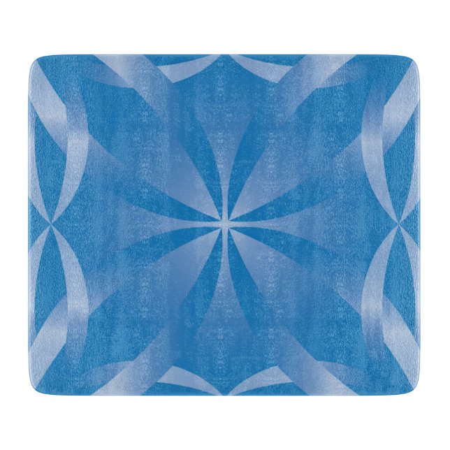 Planche À Découper motif bleu topaz (Devant)