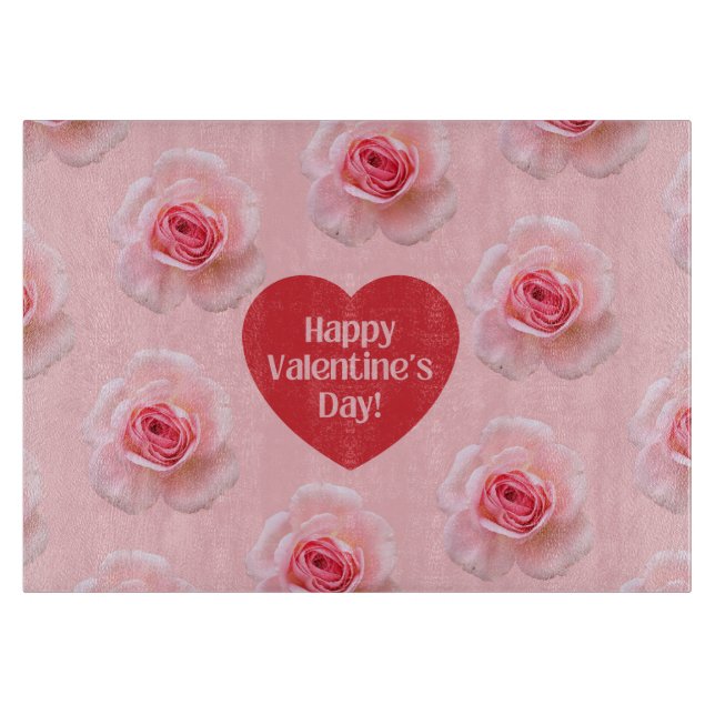 Planche À Découper Motif Bonne Saint Valentin 2024 Arrière - plan (Devant)