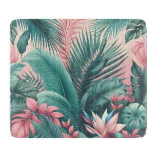 Planche À Découper Motif botanique du Paradis tropical